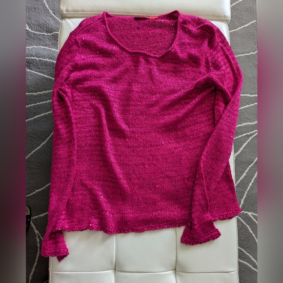 Narcisco Rodriguez Berry Sequin Sweater - Picture 2 of 9